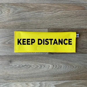 Keep Distance Leash Flag