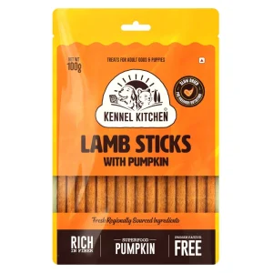 Kennel Kitchen Lamb Sticks with Pumpkin Stick Dog Treats