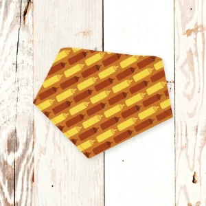 "Ketchup & Mustard" Dog Bandana