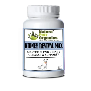 Kidney Revival Max Master Blend Kidney Cleanse & Support Capsules* Adult & Senior Dogs