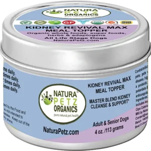 Kidney Revival Max Meal Topper* Master Blend Kidney Cleanse & Support* Adult And Senior Dogs & Cats*
