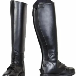 Kids Field Boots - TuffRider Children's Starter Back Zip Synthetic Leather Riding Boots