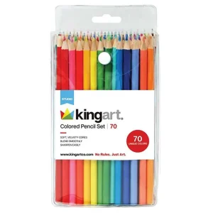 Kingart Colored Pencil Set 70 ct.