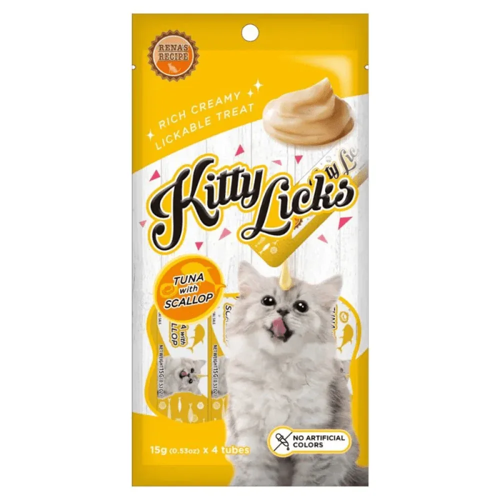 Kitty Licks Tuna Scallop Cat Treats - Image 2