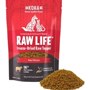 Koha Dog and Cat Grain-Free Raw Freeze-Dried Topper Beef - 8 Oz