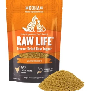 Koha Dog and Cat Grain-Free Raw Freeze-Dried Topper Chicken - 8 Oz