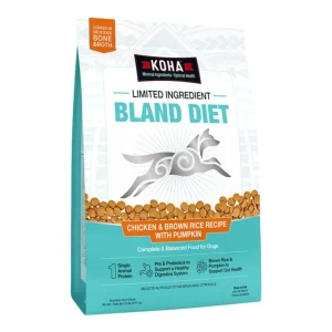 Koha Dog Limited Ingredient Bland Diet Chicken Brown Rice, 20 lb
