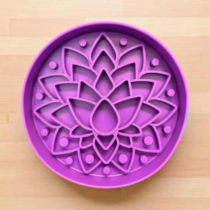Koira - Silicone Dog Slow Feeder with Suction Cup – Purple Lotus