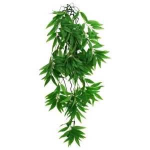 Komodo Bamboo Hanging Plant for Reptile Terrariums, Large 26 in