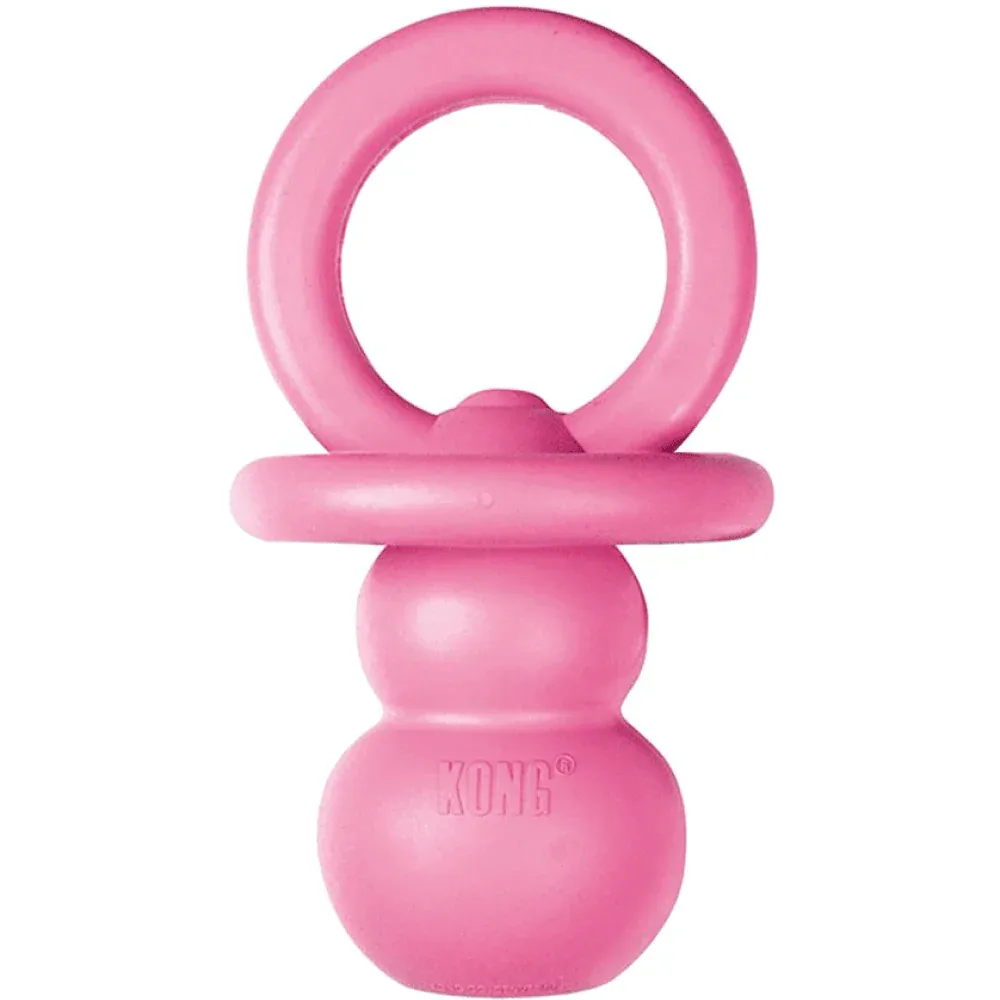 Kong Binkie Puppy Chew Toy for Dogs (Pink) - Image 2