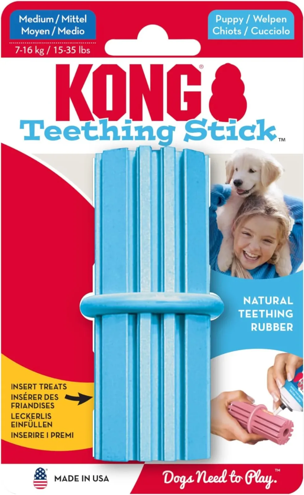 Kong Puppy Teething Stick - Small