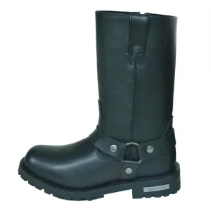 Ladies Motorcycle Biker Leather Boots