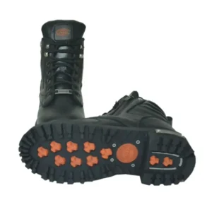 Ladies Motorcycle Biker Leather Boots