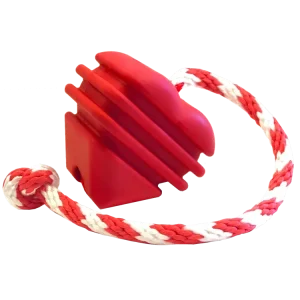 Large Rubber Heart on a String Toy