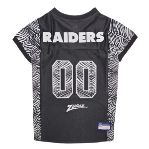 Las Vegas Raiders Zubaz Dog Jersey - NFL Licensed Pet Jersey
