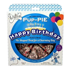 Lazy Dog Cookies Pup-PIE Happy Birthday For A Charming Boy 5 oz