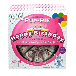 Lazy Dog Cookies Pup-PIE Happy Birthday For A Darling Girl 5 oz