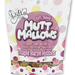 Lazy Dog Mutt Mallows Maple Bacon Kissies Dog Treat 5oz