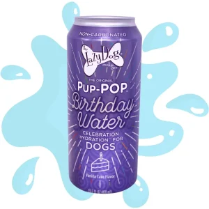 Lazy Dog Pup Pop Birthday Water (15.5oz)