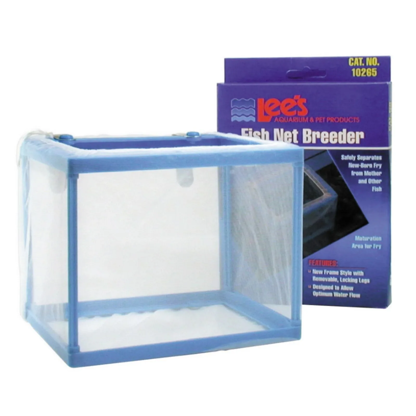 Lee's Aquarium & Pet Products Net Breeder, Clear, Blue