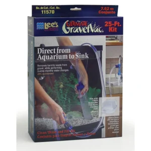 Lee's Aquarium & Pet Products The Ultimate Aquarium Gravel Vac Kit, 25 ft