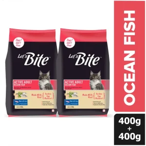 Let's Bite Active Adult Ocean Fish Dry Cat Food