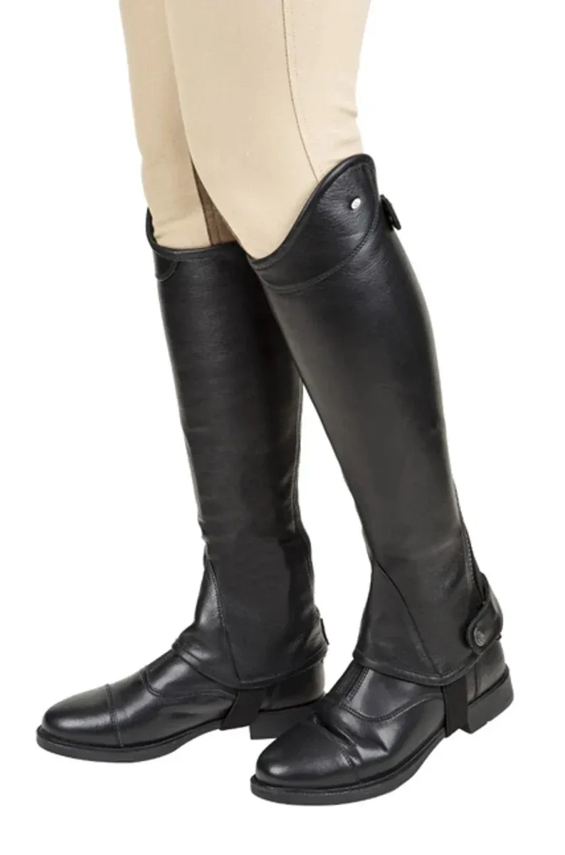 Lettia Adult London Leather Half Chaps - Image 2