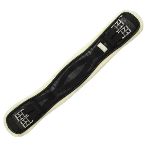 Lettia Clik Dressage Sherpa Fleece Clik Girth-Black, 22 in