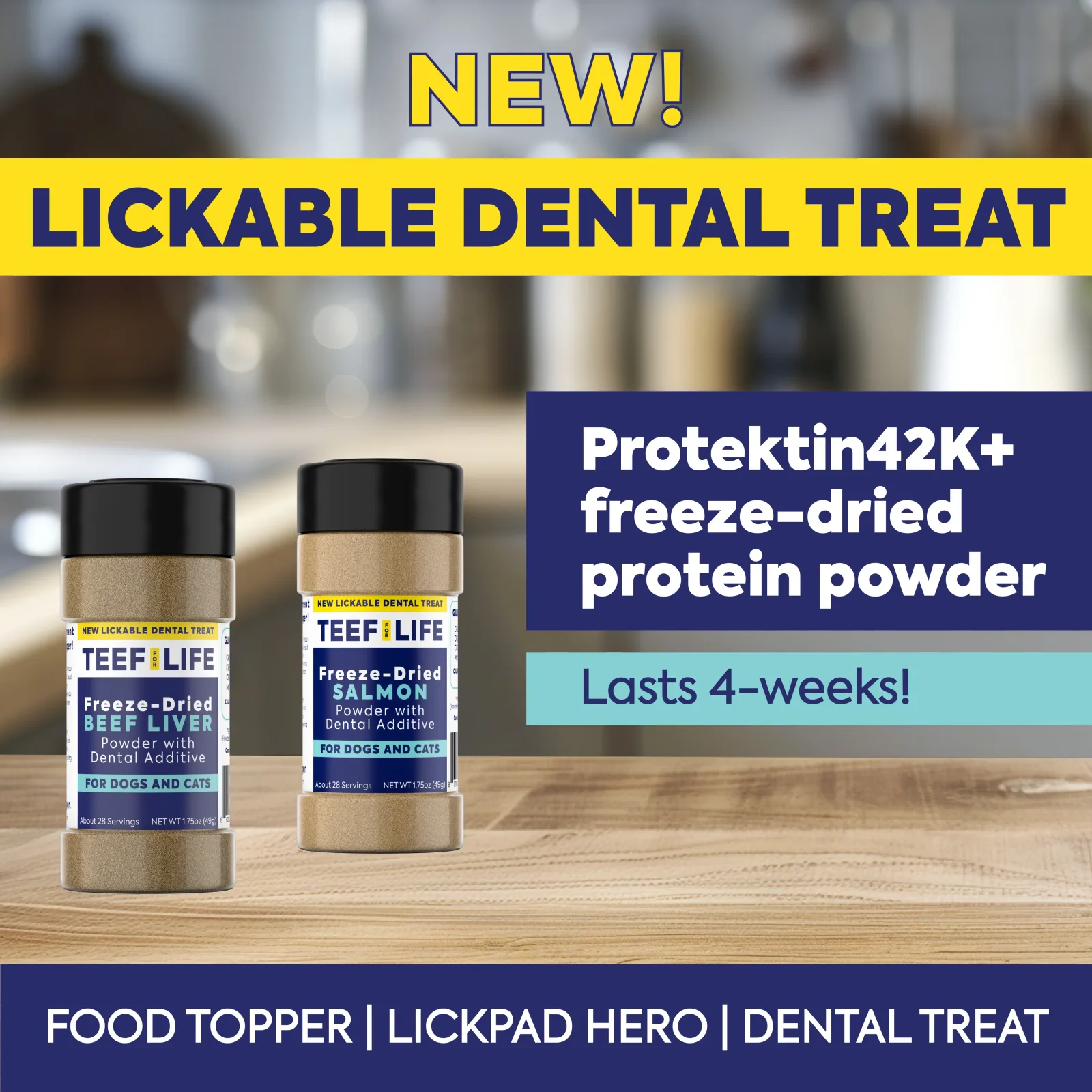 Lickable Treat Powder - Dog and Cat Formula (Beef Liver or Salmon) - Image 2