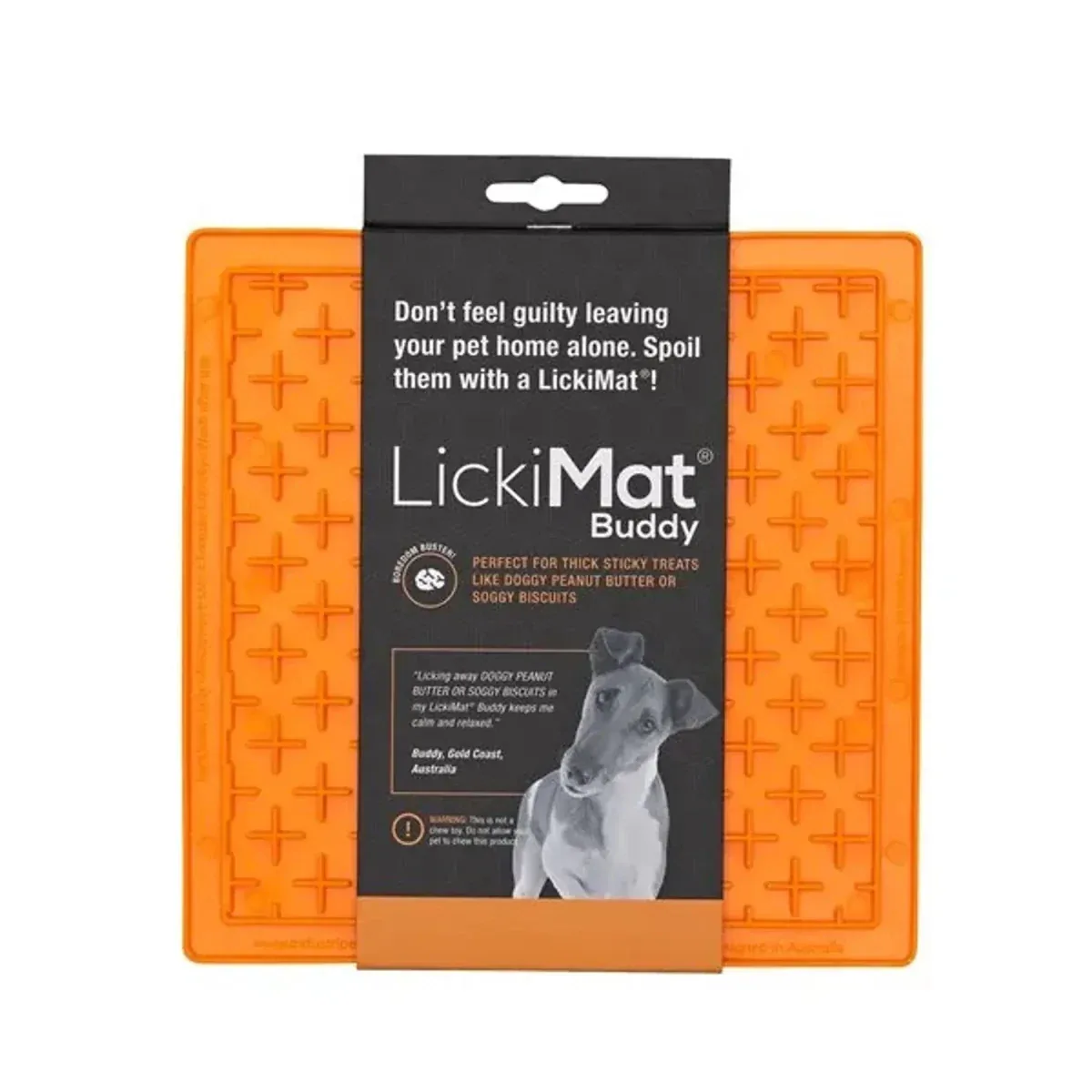 LickiMat Buddy Classic Lick Mat for Dogs 8 x 8 in