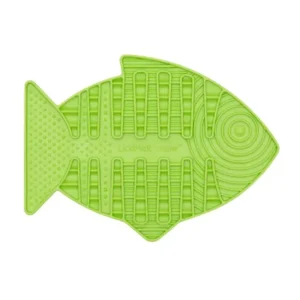 LickiMat Casper Slow Feeder for Cats (Green)