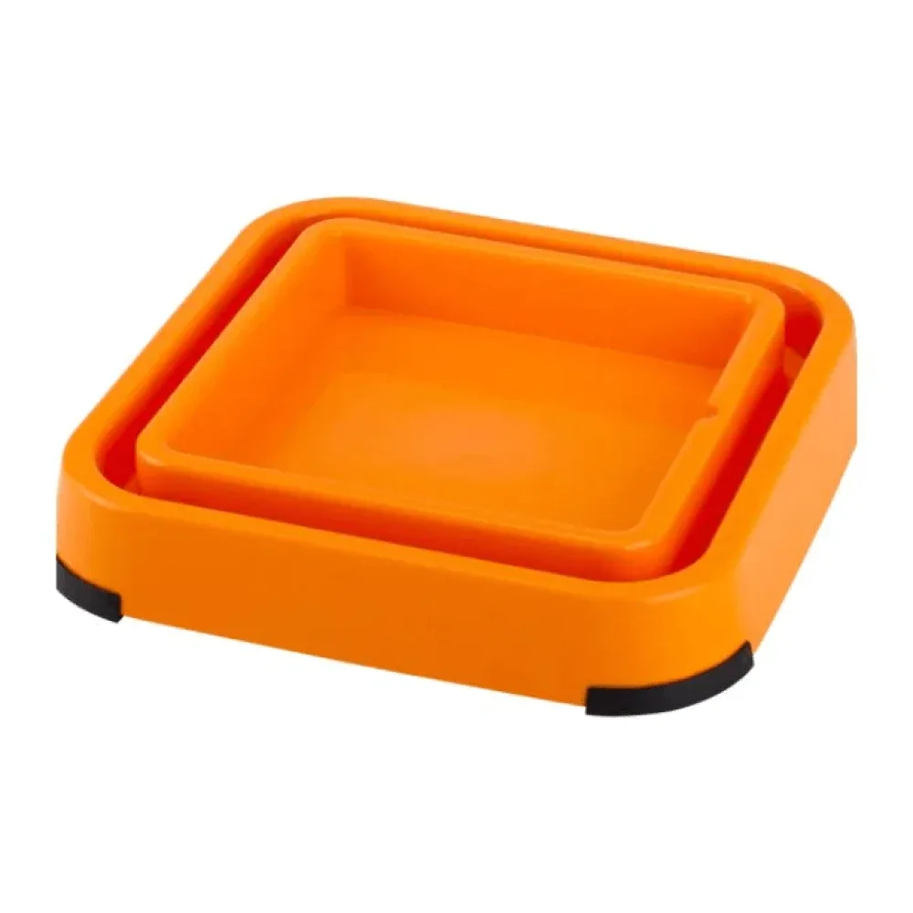 LickiMat Outdoor Keeper Slow Feeder for Dogs (Orange) - Image 2
