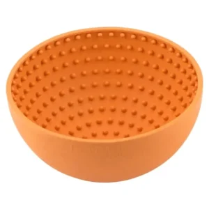 LickiMat Wobble Slow Feeder for Dogs (Orange)