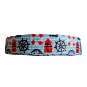 Lighthouse Nylon Dog Collar