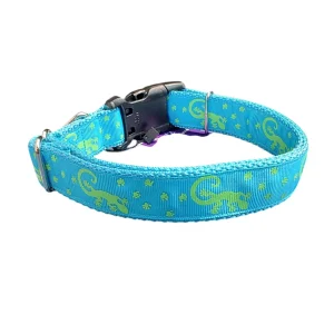 Lizard Nylon Dog Collar