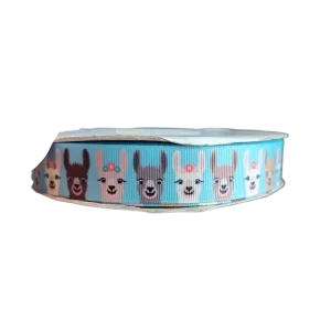 Llama Nylon Dog Collar