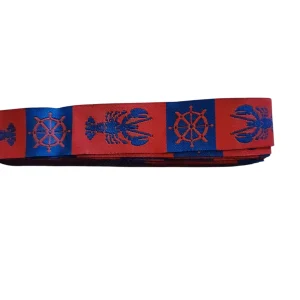 Lobsters and Wheels Nylon Dog Collar