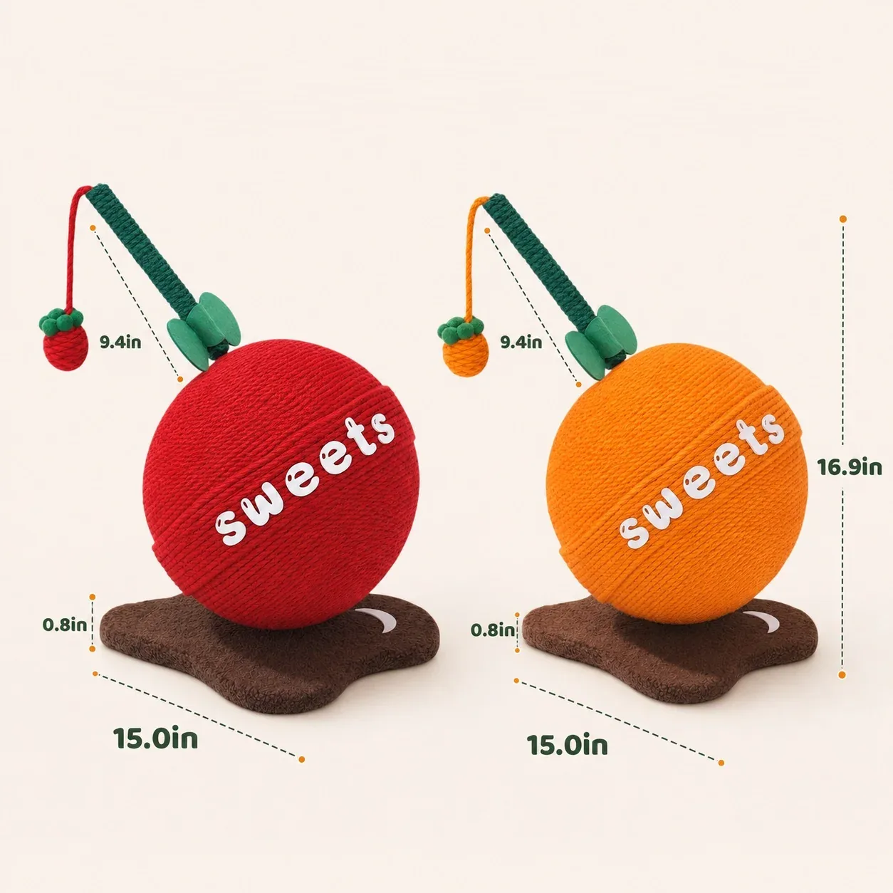 Lollipop Sisal Cat Scratcher - Image 2