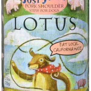 Lotus Grain-Free Just Juicy Pork Shoulder Stew Canned Dog Food - 12.5 Oz - Case of 12