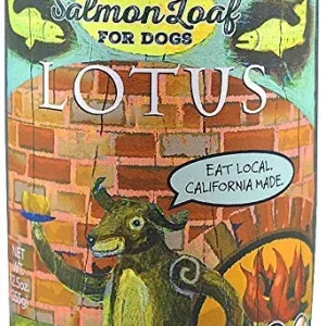 Lotus Grain-Free Loaf Salmon Canned Dog Food - 12.5 Oz - Case of 12