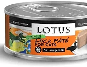 Lotus Pate Grain-Free Duck Canned Cat Food - 5.3 Oz - Case of 24