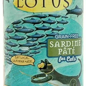 Lotus Pate Grain-Free Sardine Canned Cat Food - 12.5 Oz - Case of 12