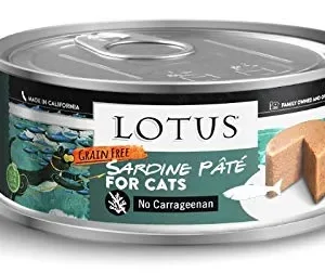 Lotus Pate Grain-Free Sardine Canned Cat Food - 5.3 Oz - Case of 24