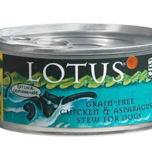 Lotus Stew Grain-Free Chicken Asparagus Stew Canned Dog Food - 5.5 Oz - Case of 24