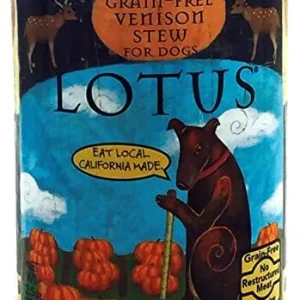 Lotus Stew Grain-Free Venison Canned Dog Food - 12.5 Oz - Case of 12
