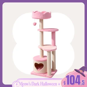 Lovely Heart Cat Tree