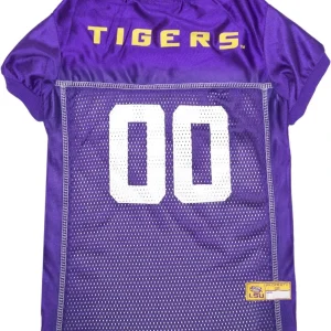 LSU Tigers NCAA Mesh Pet Jersey by Pets First