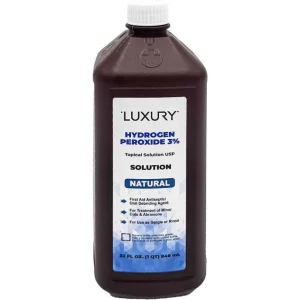 Luxury Hydrogen Peroxide 3% 32 oz.