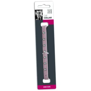 M Pets Diamond Collar for Cats (Pink)