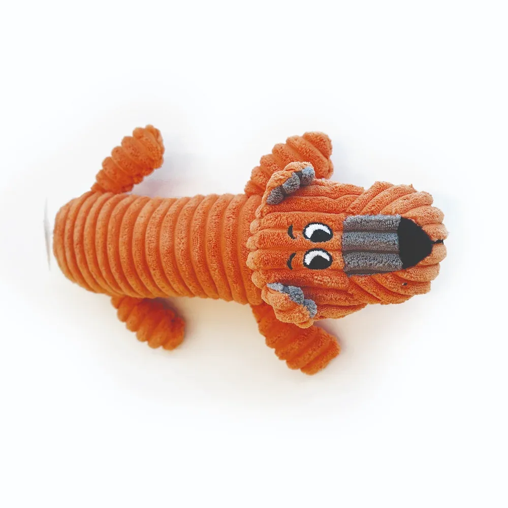 M Pets Gary Plush Toy for Dogs (Orange)